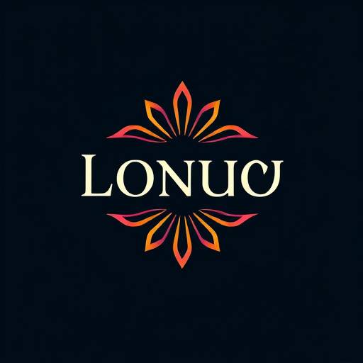 Exemple de design graphique : logo moderne avec typographie élégante et couleurs vives