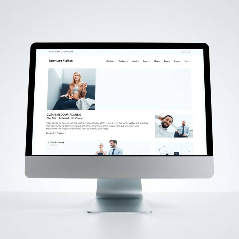 Image d'un écran d'ordinateur affichant un article de blog avec une mise en page soignée et un style d'écriture clair